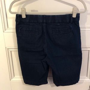 Denim Bermuda shorts